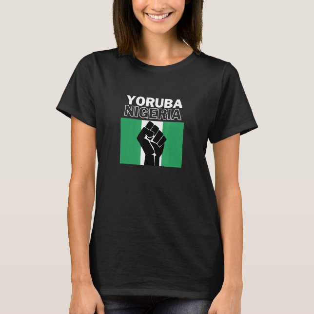 Yoruba Nigeria  Ancestry Initiation Dna Results T-Shirt (Front)