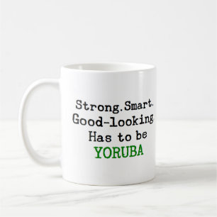 yoruba strong coffee mug
