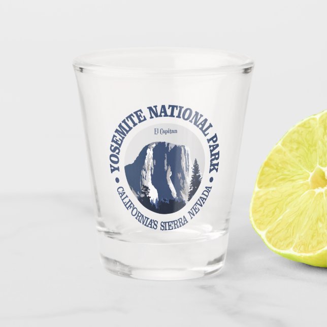 Yosemite 2 shot glass (Front)