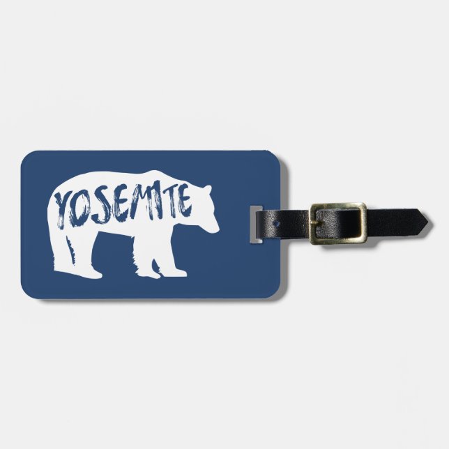 Yosemite Bear Luggage Tag (Front Horizontal)