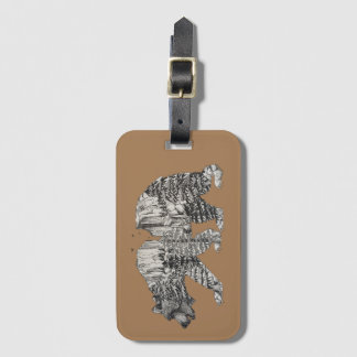 Yosemite Bear Luggage Tag