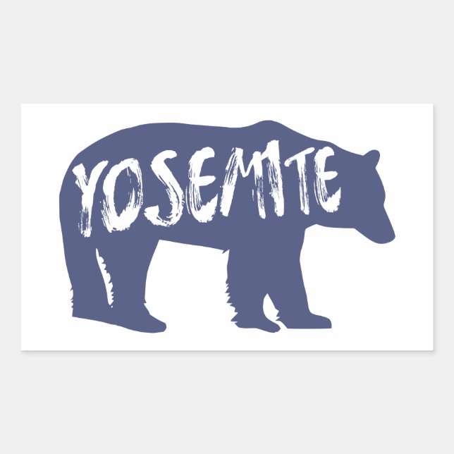 Yosemite Bear Rectangular Sticker (Front)