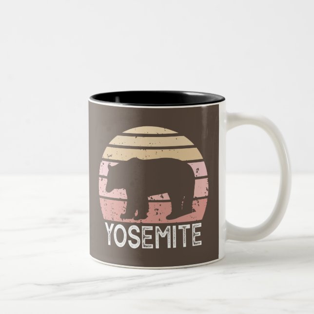 Yosemite Bear Two-Tone Coffee Mug (Right)