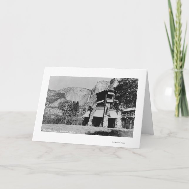 Yosemite, CA - The Ahwahnee Lodge and Valley Card (Front)