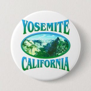Yosemite California 7.5 Cm Round Badge