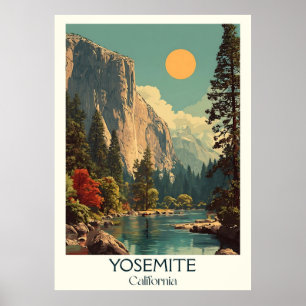 Yosemite California Art Print   National Park