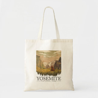 Yosemite California National Park Bear Nature Tote Bag