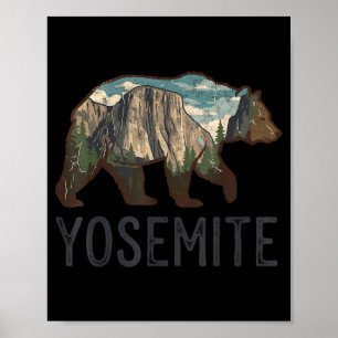 Yosemite California National Parks Outdoors Nature Poster