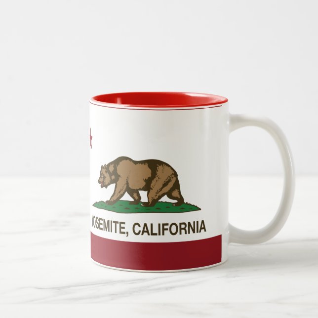 Yosemite California Republic Two-Tone Coffee Mug (Right)