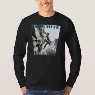 Yosemite California Rock Climbing T-Shirt