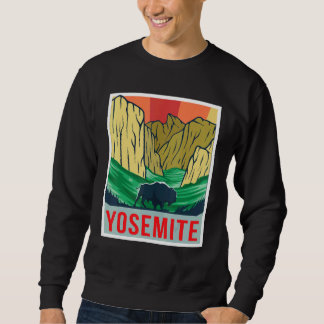 Yosemite California Souvenir National Park Hiking  Sweatshirt
