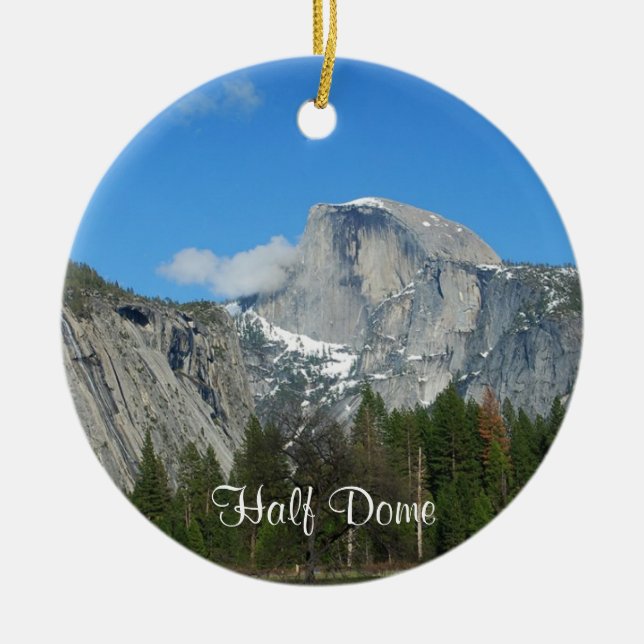 Yosemite Ceramic Tree Decoration (Front)