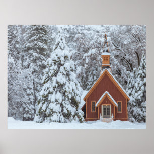 Yosemite Chapel Poster