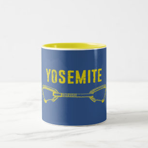 Yosemite Climbing Quickdraw Two-Tone Coffee Mug