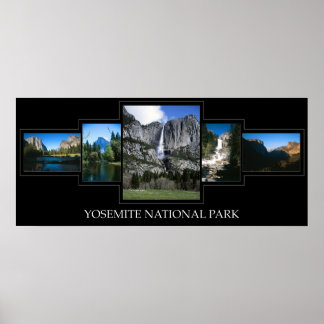 Yosemite Collage Poster