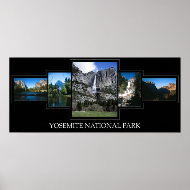 Yosemite Collage Poster (Front)