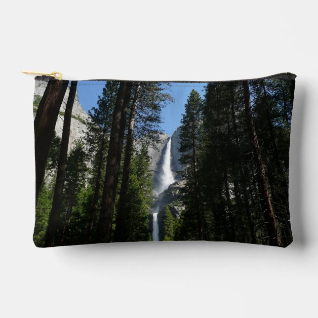 Yosemite Falls and Woods Landscape Photography Accessory Pouch (Front)