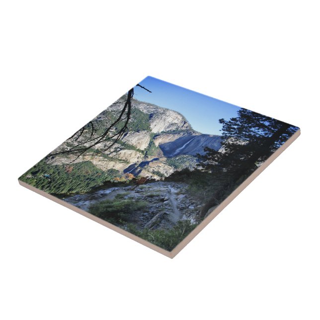 Yosemite Falls from the Four Mile Trail - Yosemite Tile (Side)