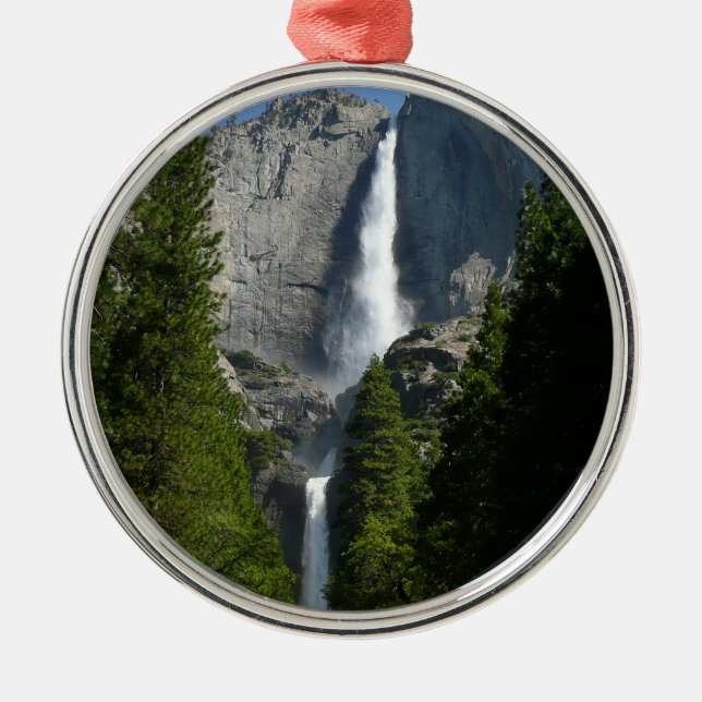 Yosemite Falls II from Yosemite National Park Metal Ornament (Front)