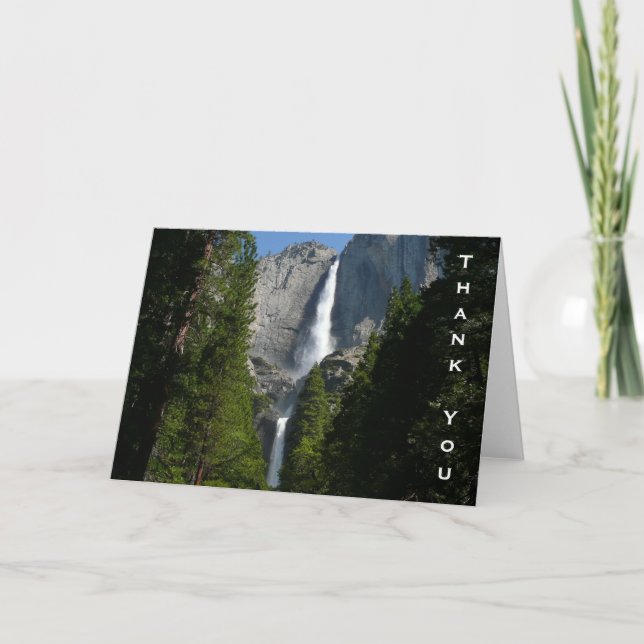 Yosemite Falls II Thank You Card (Front)