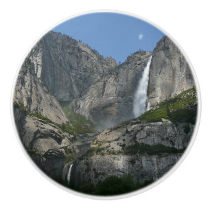 Yosemite Falls III from Yosemite National Park Ceramic Knob