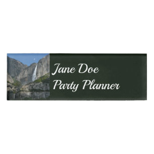 Yosemite Falls III Name Tag