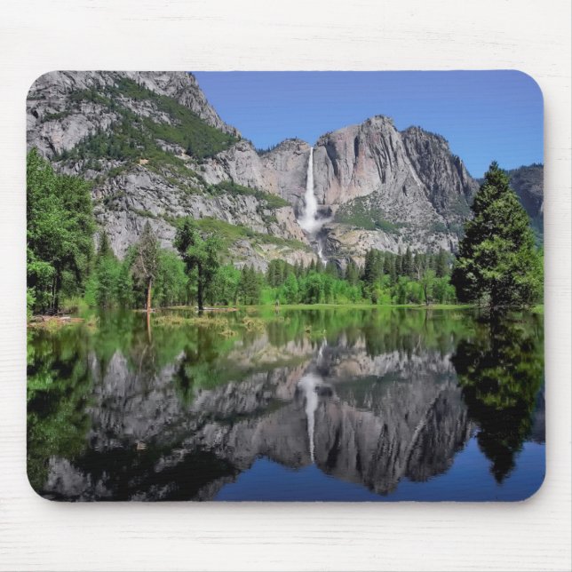 Yosemite Falls Reflection Mouse Pad (Front)