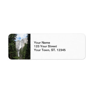 Yosemite Falls Return Address Label