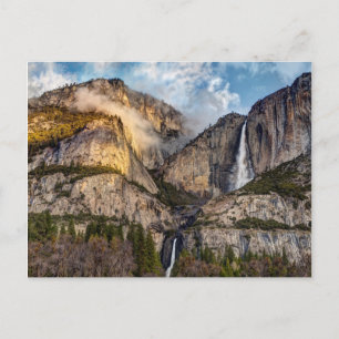 Yosemite Falls scenic, California Postcard
