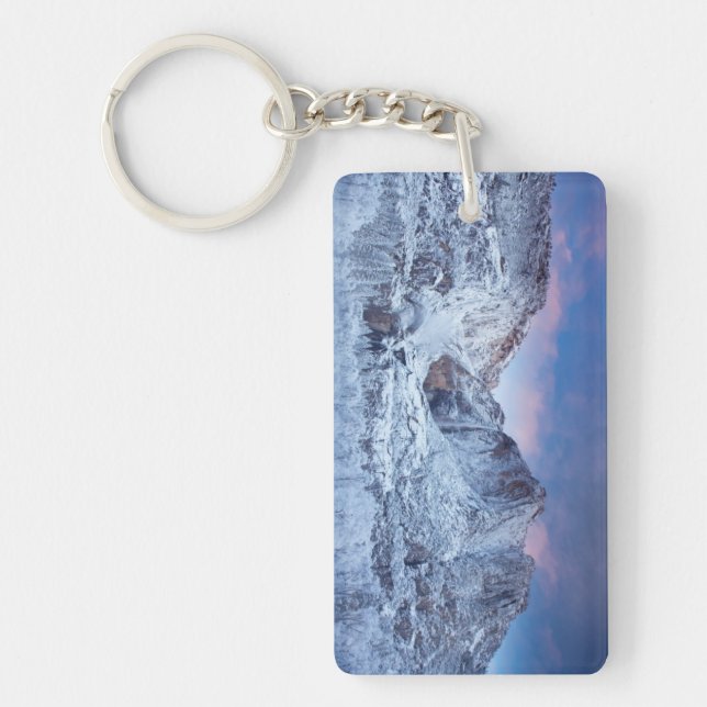 Yosemite Falls Sunrise Key Ring (Front)