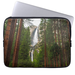 Yosemite Falls through the Forest Laptop Sleeve