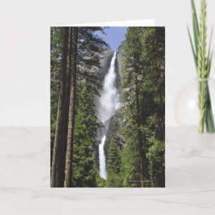 Yosemite Falls, Yosemite National Park Card