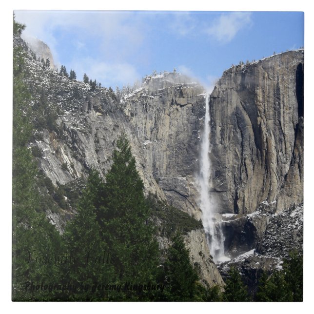 Yosemite Falls, Yosemite NP Tile (Front)