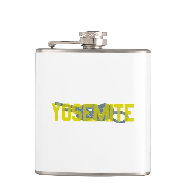 Yosemite Figure 8 Climbing Hip Flask (Front)
