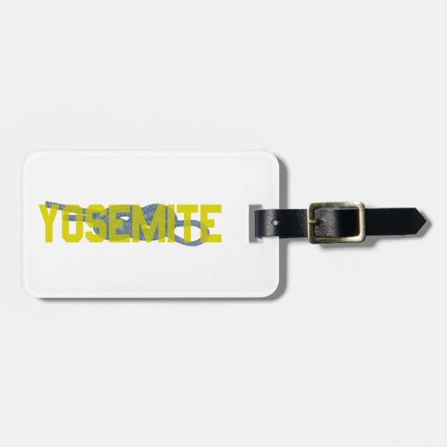 Yosemite Figure 8 Climbing Luggage Tag (Front Horizontal)