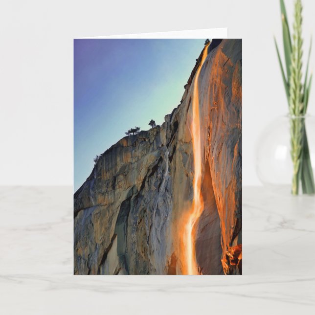 Yosemite Firefall Card (Front)
