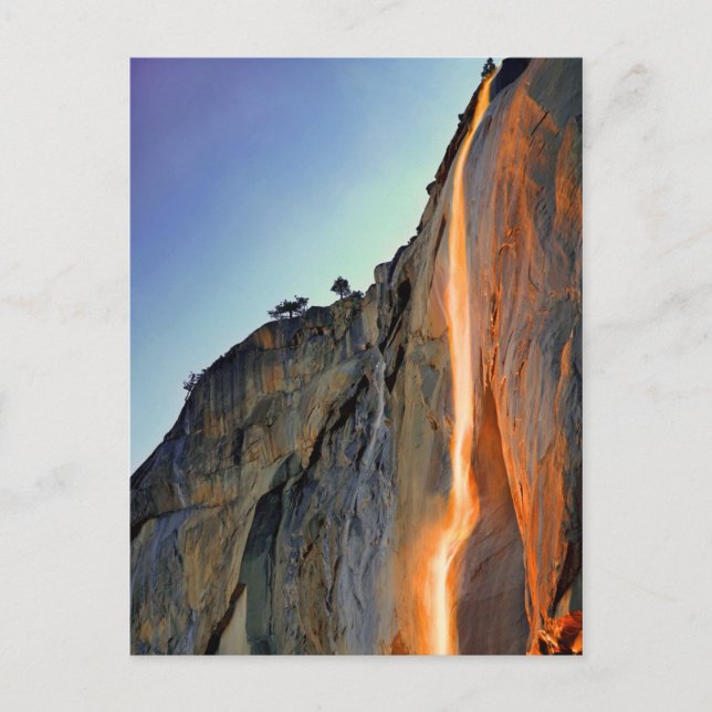 Yosemite Firefall Postcard (Front)