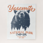 Yosemite Grizzly Bear California National Park Jigsaw Puzzle<br><div class="desc">Ready to embark on your next outdoor adventure? This Yosemite National Park t-shirt is a perfect choice. With a bold black bear and scenic forest landscape, this shirt will inspire you to explore and embrace nature. Unleash your inner explorer and don't miss out on this chance to bring the wilderness...</div>