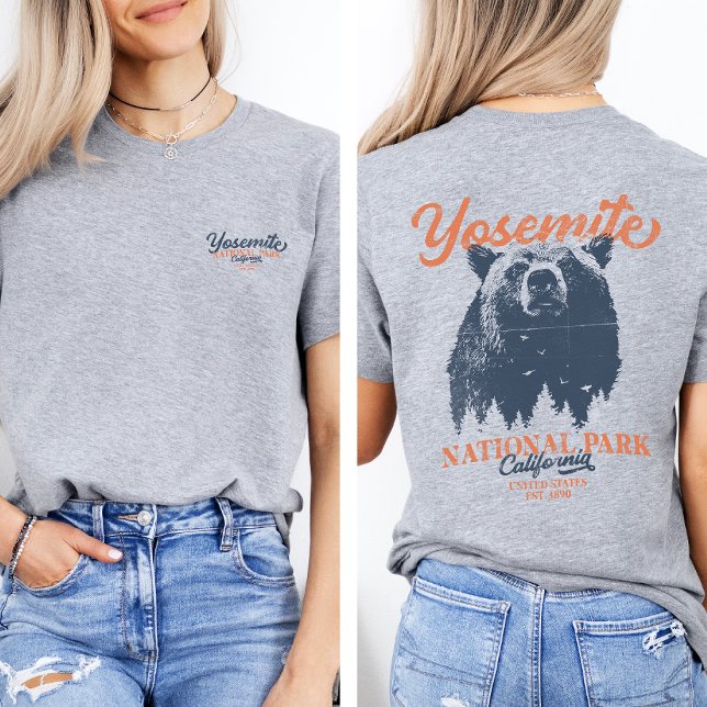 Yosemite Grizzly Bear California National Park T-Shirt (Creator Uploaded)