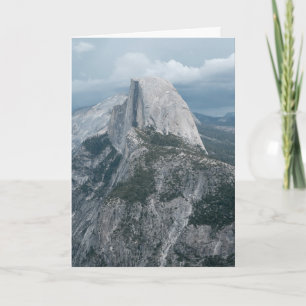 Yosemite Half Dome Blank Folded Greeting Card