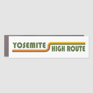 Yosemite High Route Car Magnet