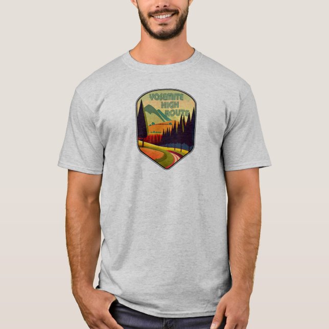 Yosemite High Route Colours T-Shirt (Front)
