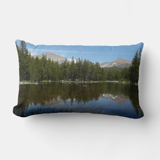 Yosemite Lake Reflection Lumbar Cushion (Front)