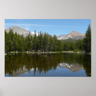 Yosemite Lake Reflection Poster