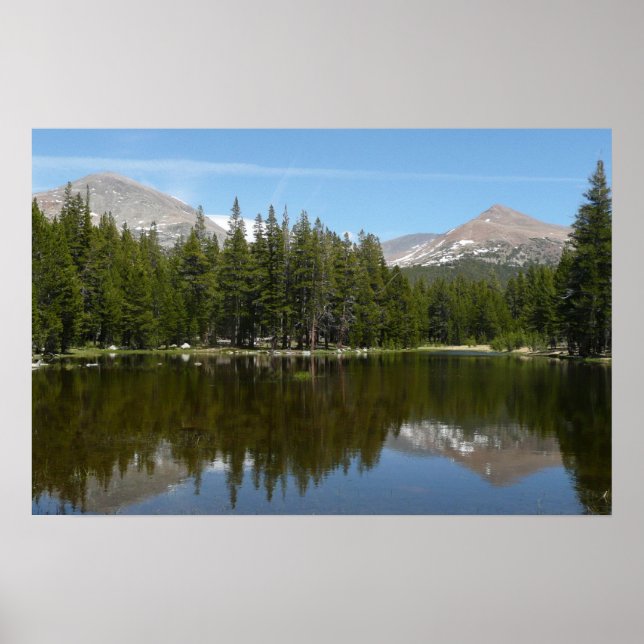 Yosemite Lake Reflection Poster (Front)