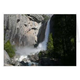 Yosemite Lower Falls at Lower Yosemite Falls Trail