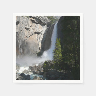 Yosemite Lower Falls at Lower Yosemite Falls Trail Napkin