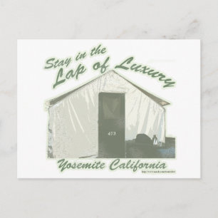 Yosemite Luxury Humour Travel Slogan Postcard