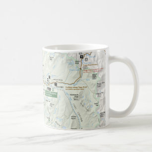 Yosemite map mug