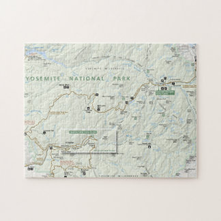 Yosemite map puzzle
